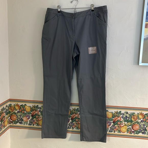 White Stag Comfort Fit Pant, Size 16 Average, Gray, NWT - Picture 1 of 11